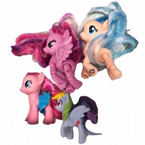 My Little Pony Toy Lot Pinkie Pie Twilight Sparkle Coco Pommel Rainbow Dash